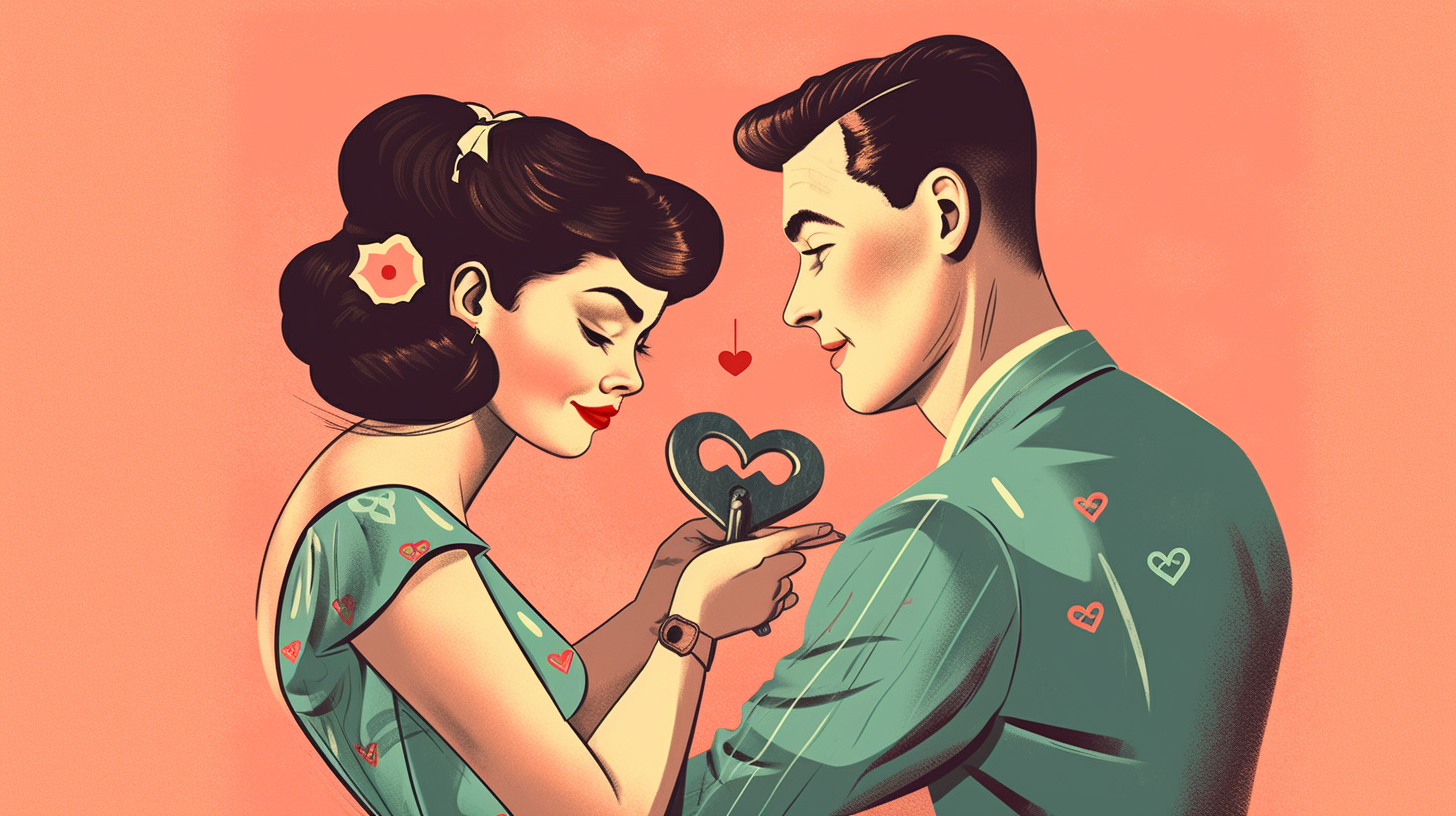 Carinho e a chave para o coracao