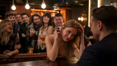 a photo of a modern cozy bar with a 60s QD7g gSGQdOtgE3XopU4fQ kQiY2TWBRo2LWfkPyGXMmA