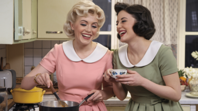 Nora e sogra se dando bem na cozinha