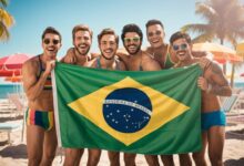 Viado brasileiro em sua forma mais pura: carão, glitter, camisa xadrez e uma dose cavalar de ironia na ponta da língua.