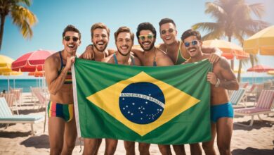 Viado brasileiro em sua forma mais pura: carão, glitter, camisa xadrez e uma dose cavalar de ironia na ponta da língua.